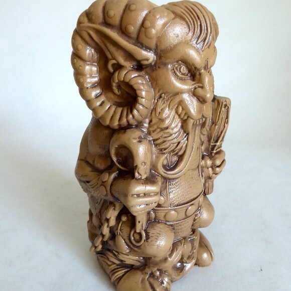 NEW 2019 KRAMPUS MONDO TEE-KIS BEAST NUTMEG VARIANT CERAMIC TIKI MUG - Picture 3 of 16